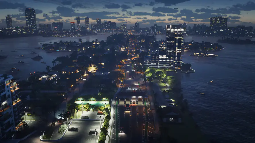 GTA6 夜景 4k游戏壁纸