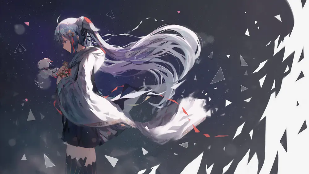 二次元少女唯美梦幻壁纸