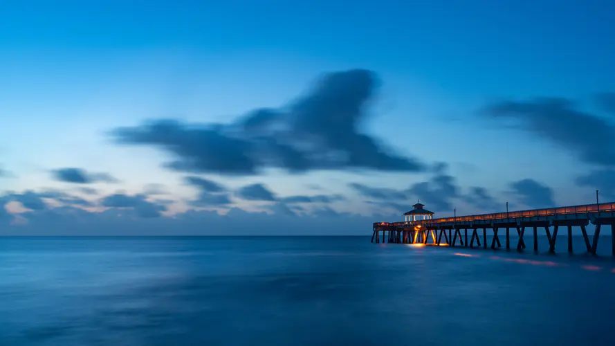 大海 海洋 地平线 早上 海岸 4K桌面壁纸 3840×2160