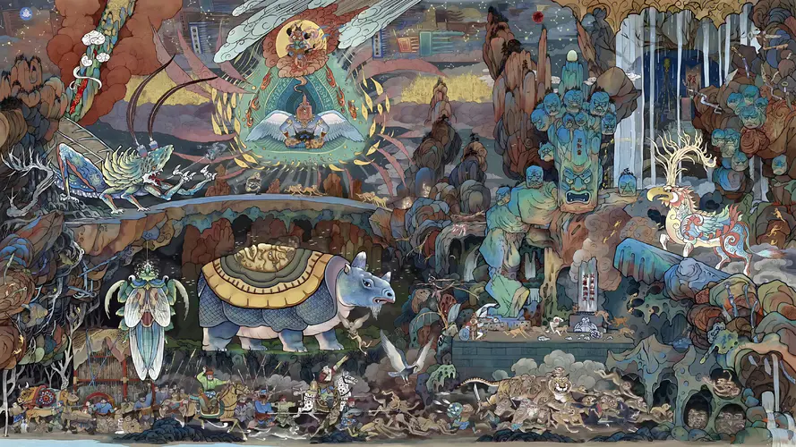 黑色神话悟空游戏画面 4K壁纸，电子游戏精选