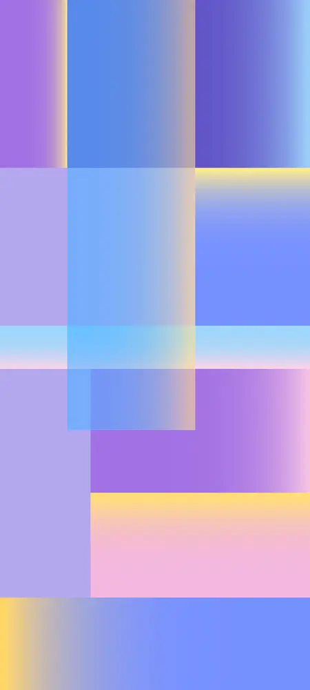 渐变色块交错壁纸