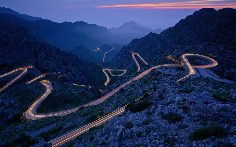 道路 Sa Calobra Majorca 西班牙 2022 Bing 5K桌面壁纸5120×3200 照片