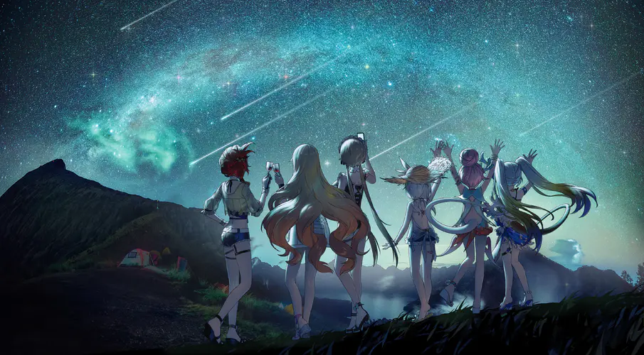 特蕾莎启示录 星夜少女风景4K壁纸