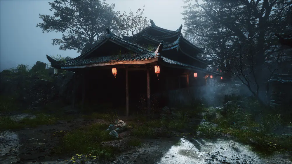 4K高分辨率 黑色神话悟空寺庙壁纸，PC游戏《游戏科学》精选