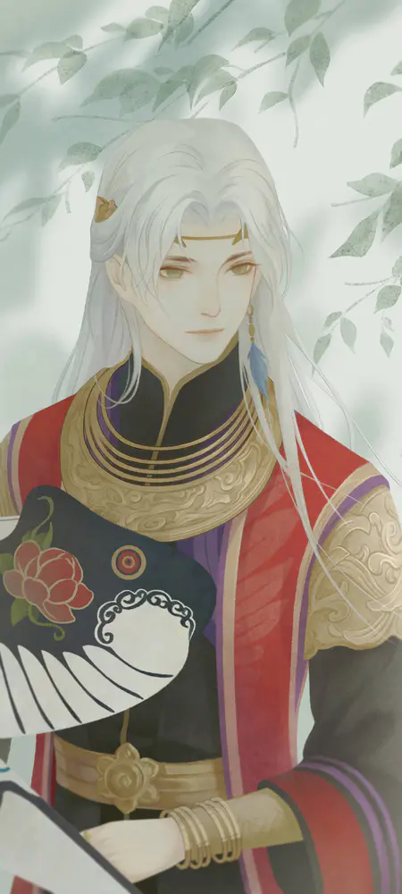 白发古风男子壁纸