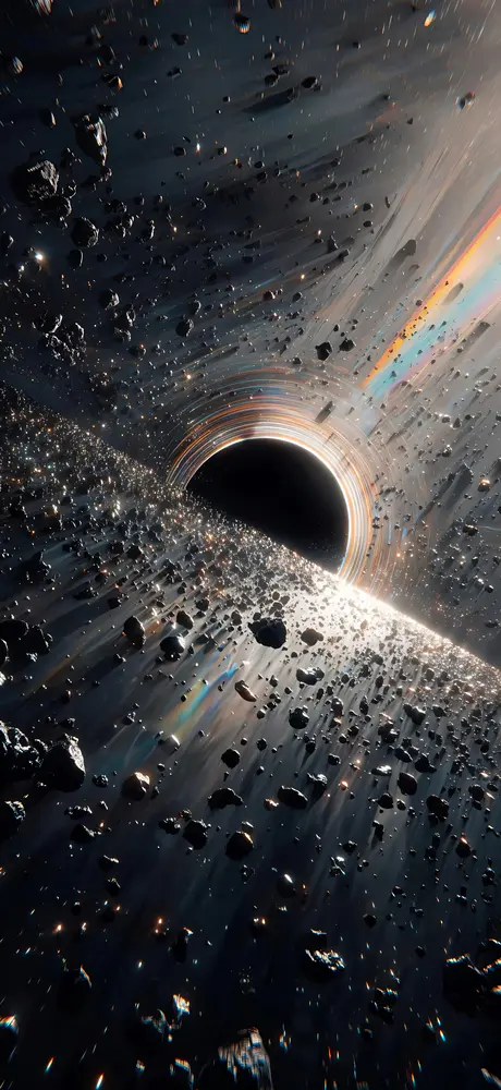 深邃宇宙黑洞星辰壁纸