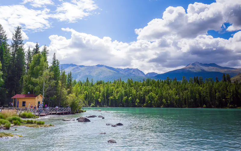 新疆 喀拉斯湖 景区 2021 旅游 5K桌面壁纸5120×3200 照片