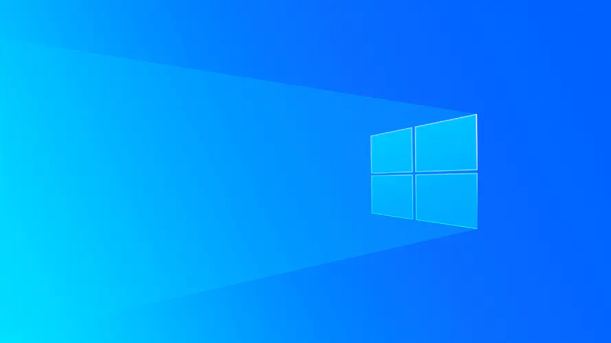 Windows 10 logo 简约4k电脑壁纸