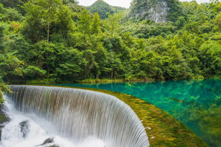 贵州黔南荔波小七孔自然风景4k壁纸