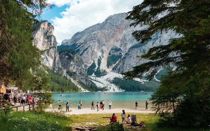 多洛米蒂山 布拉伊埃斯湖 旅行 布拉伊埃斯 意大利 5K桌面壁纸5120×3200