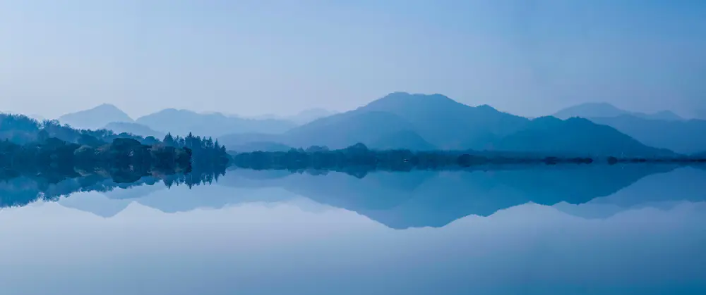 西湖山水风景3440×1440壁纸