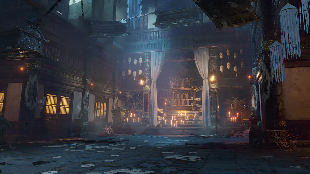 4K高清建筑壁纸 神秘古建筑内部景观