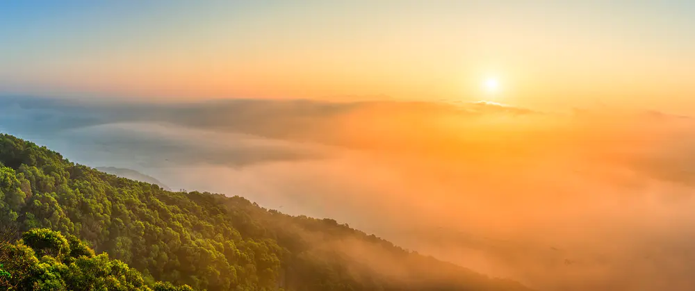 日出与云海风景3440×1440带鱼屏壁纸