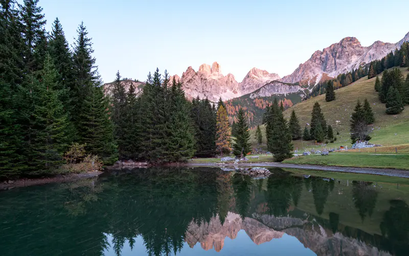 森林公园 湖 阿尔卑斯山 山 旅行 德国 5K桌面壁纸5120×3200