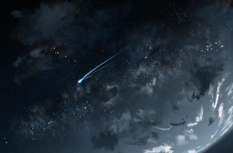 高清行星与流星太空壁纸 4K视觉盛宴