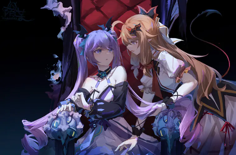魔域边缘 动漫女孩的4K高清壁纸