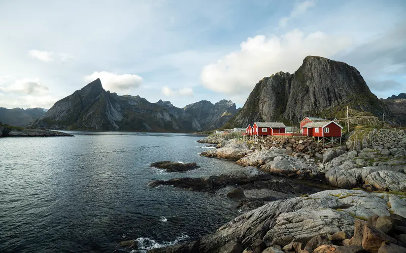 挪威 海岸 在户外 2021 木府 5K桌面壁纸5120×3200 全景