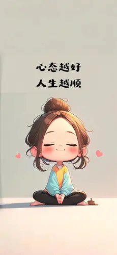 佛系少女 可爱风格 手机壁纸