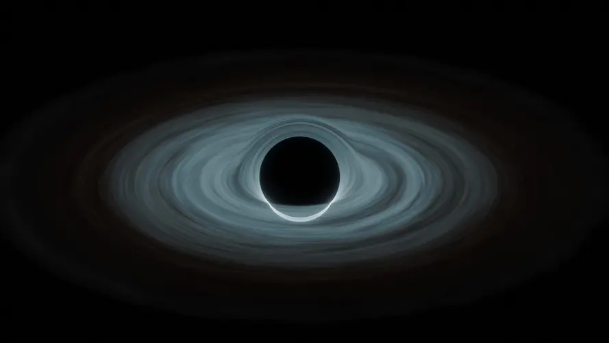 AI艺术创作的黑洞空间4K壁纸 探索宇宙的神秘之美