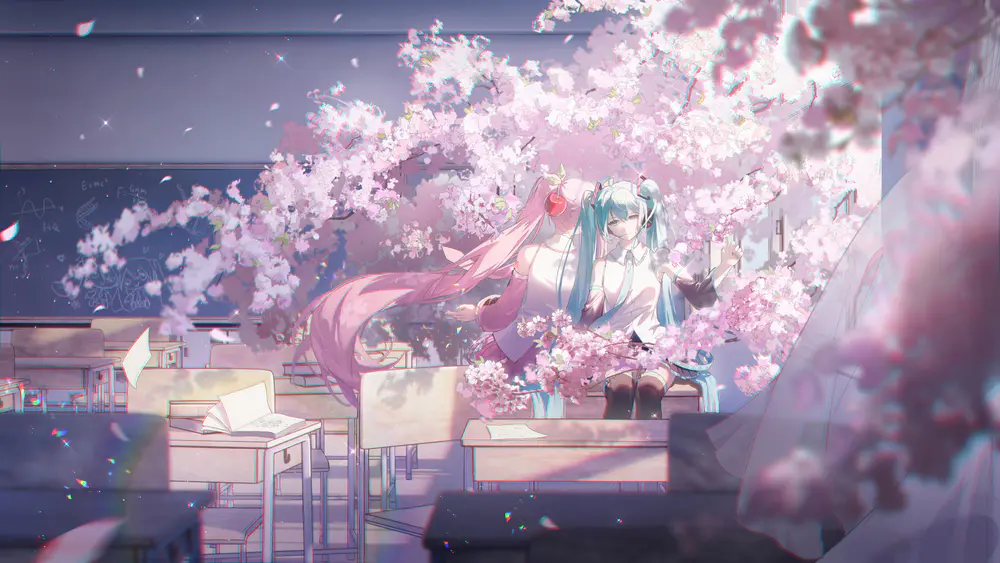 樱花教室少女动漫壁纸