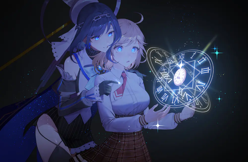 动漫女孩魔法4K高清壁纸