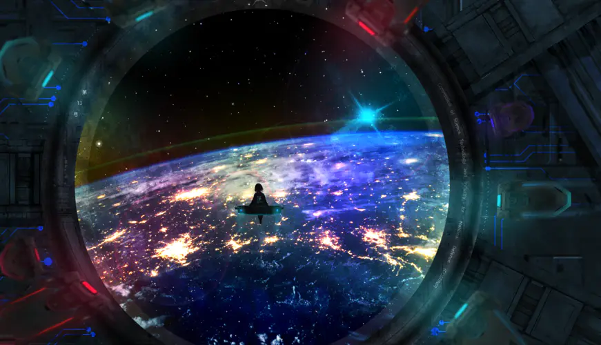 4K太空地球与恒星壁纸 探索宇宙的壮丽景象
