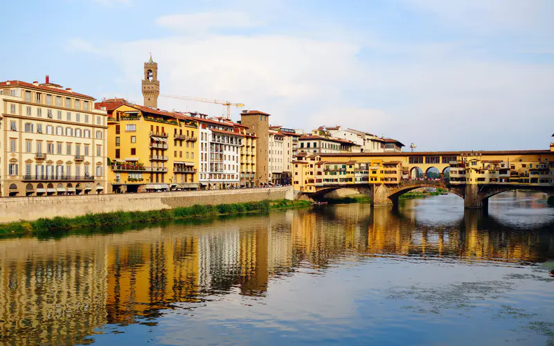 Ponte Vecchio,河,2022,佛罗伦萨,意大利,5K桌面壁纸5120×3200,照片