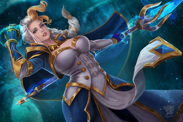 魔兽世界游戏CG 梦幻女孩绘画8K壁纸
