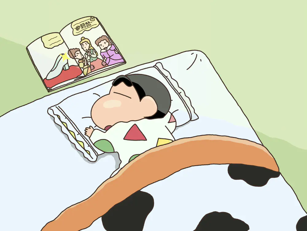 蜡笔小新可爱睡觉治愈系动漫壁纸