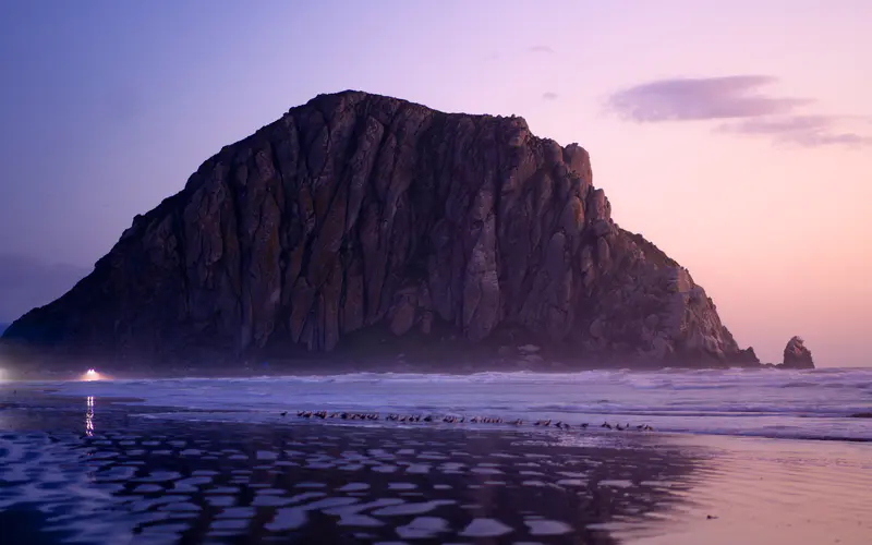 早晨 海岸 山 莫罗湾 加利福尼亚 美国 5K桌面壁纸5120×3200