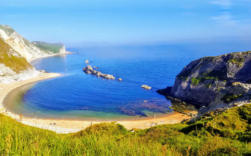 夏季,海岸,海滩,礁石,海角,悬崖,5K桌面壁纸5120×3200