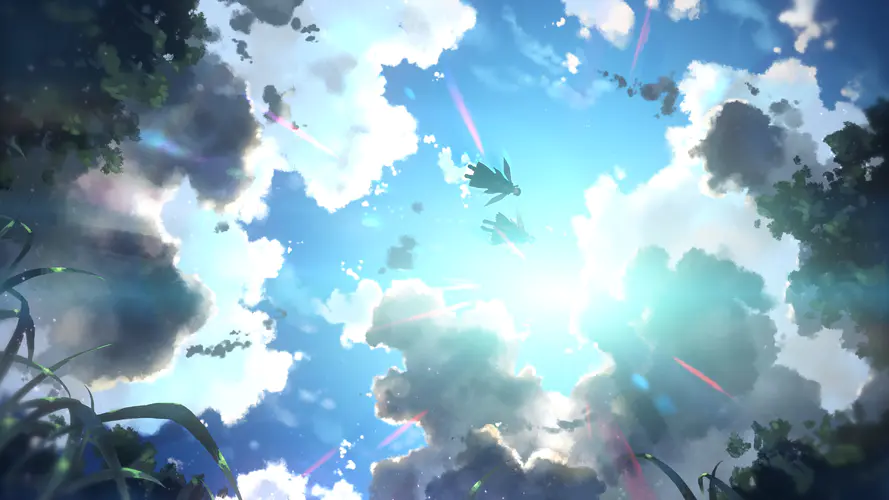刀剑神域 天空之翼，4K动漫飞行壁纸