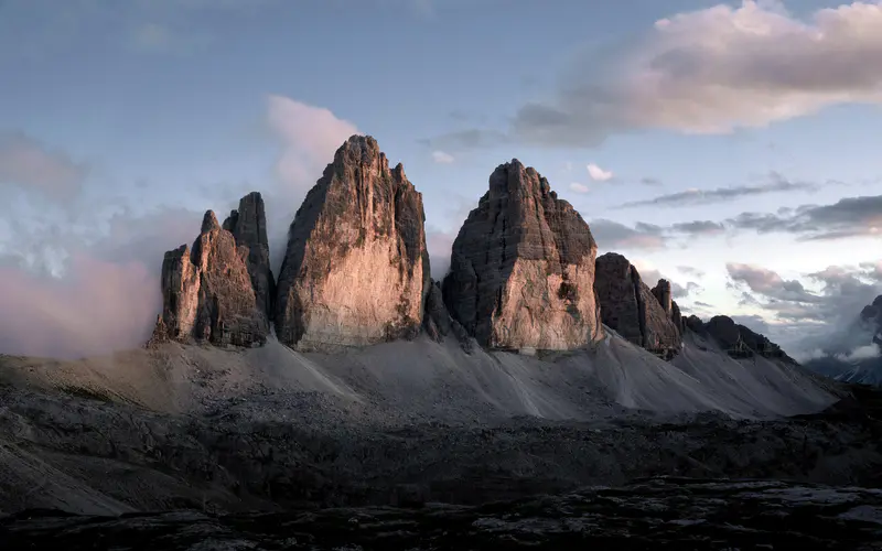 拉瓦莱多三峰山 2021 意大利 旅行 5K桌面壁纸5120×3200 照片