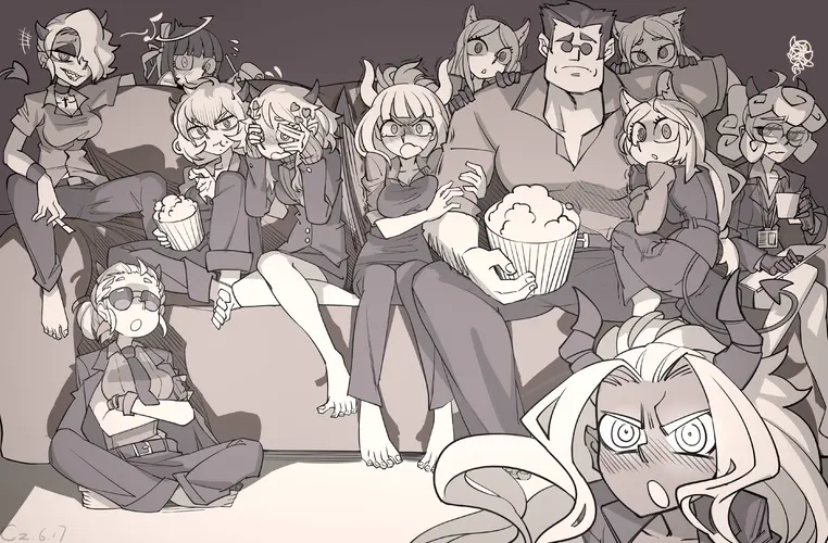 动漫女孩 恶魔女孩与海尔塔克的4K壁纸精选