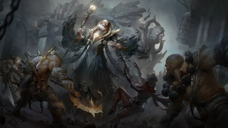 暗黑破坏神 恶魔猎人的4K壁纸 – AI艺术与暴雪娱乐游戏CG