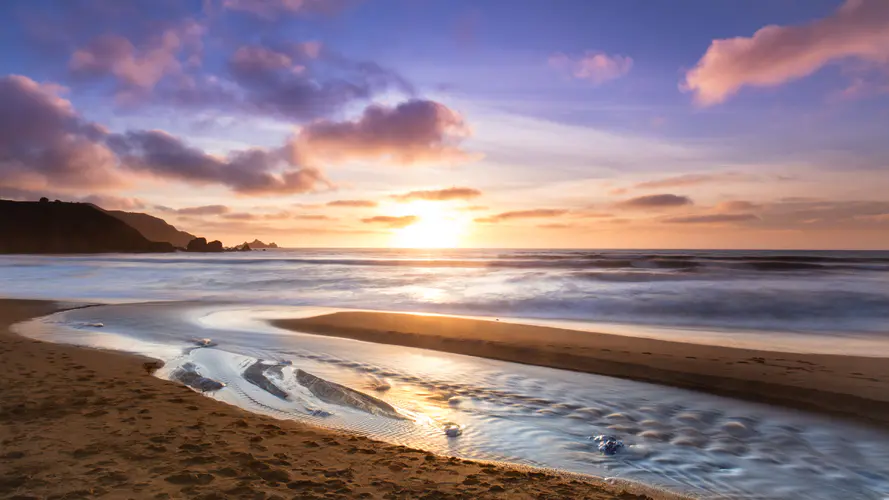 azure 夏日海滩 海景4K桌面壁纸 3840×2160