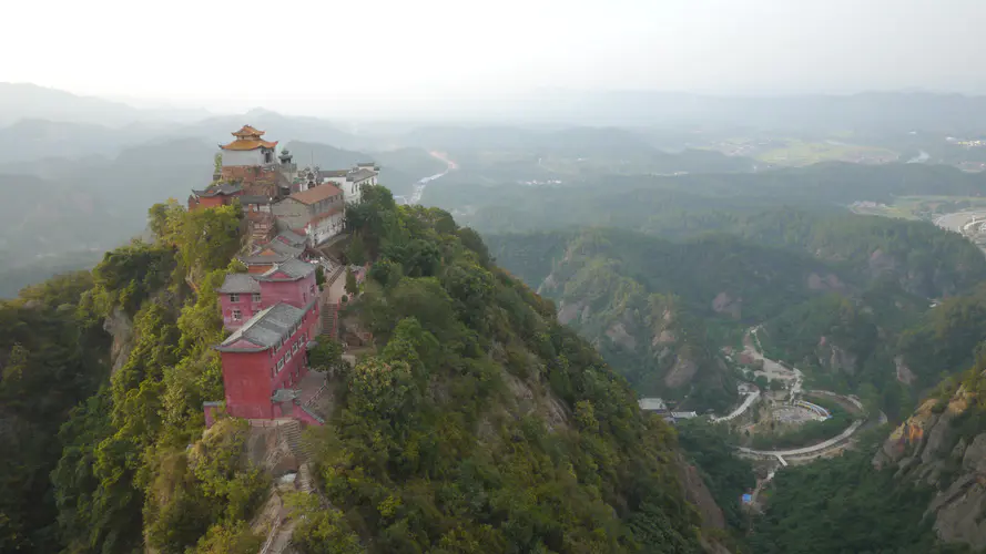 远安鸣凤山道观风景4k壁纸