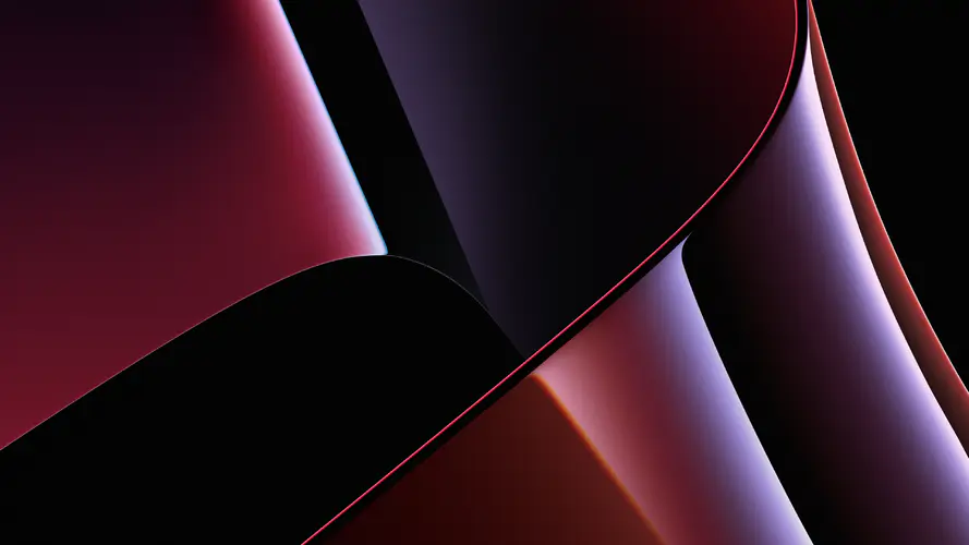 New 2021 MacBook Pro (Chroma-Red Dark) Stock Wallpaper in Ultra HD 4K桌面壁纸 3840×2160