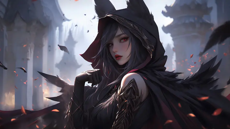 英雄联盟 xayah 美女人物4K壁纸