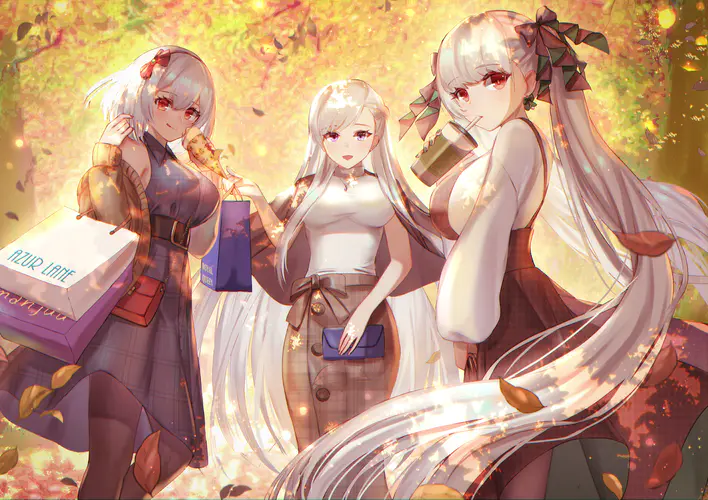 蔚蓝巷动漫 天狼星4K壁纸，AI艺术创作的绝美动漫女孩