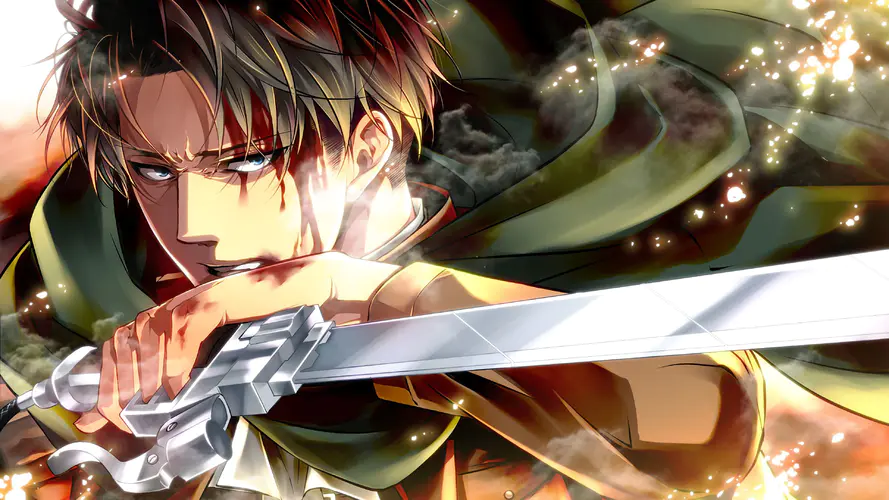 Levi eren yeager 笠阿克曼 攻击的巨人 阿明Arlert 4K桌面壁纸 3840×2160