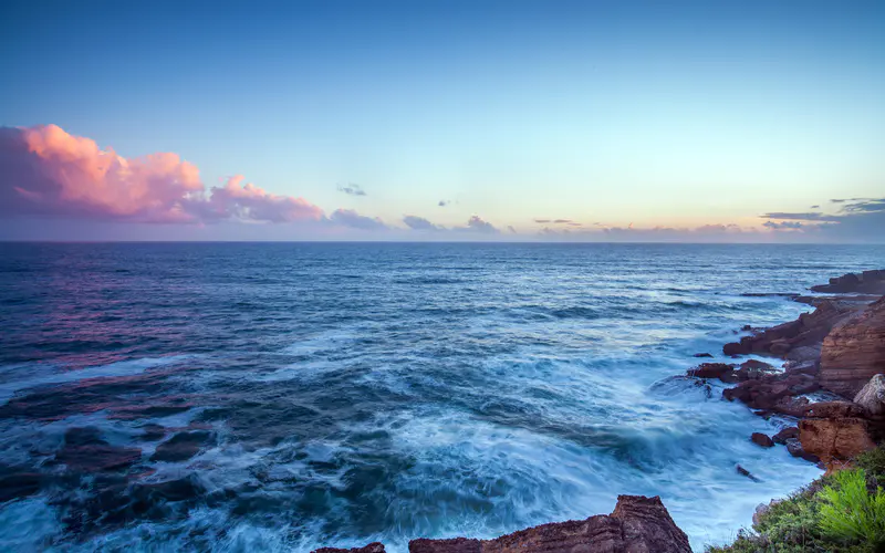 海岸 岩石 海洋 天际线 自然 景观 5K桌面壁纸5120×3200