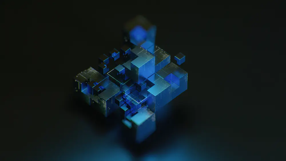 4K抽象几何图形壁纸 立方体的魔幻世界