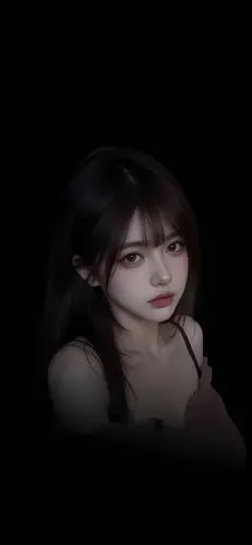 高清美女夜景壁纸4K手机壁纸