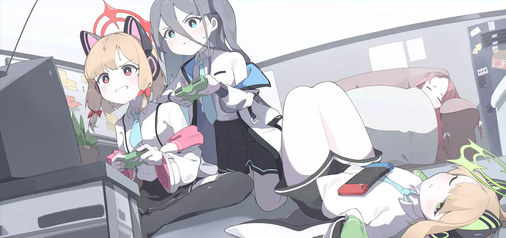 动漫女孩萝莉校服游戏8K壁纸